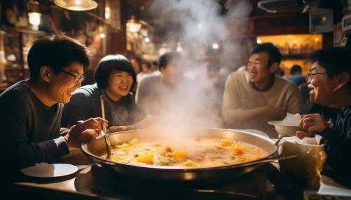 我还记得项目结束那天，小李请我们项目组所