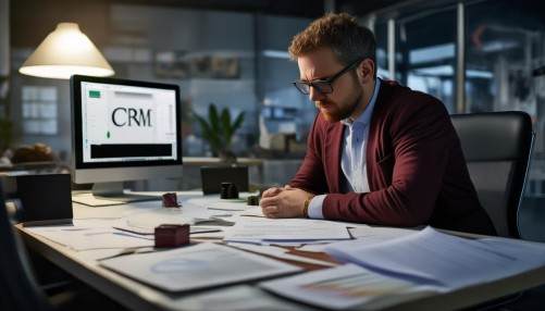 我还发现，有些老板自己不用CRM系统，就