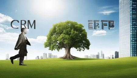 从区别上来说，CRM主要关注外部客户关系