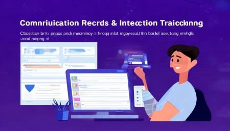 第三大块，是“沟通记录与互动追踪”。这个功能可能听起来不起眼，但用起来真的香。你想啊，你跟客户通了个