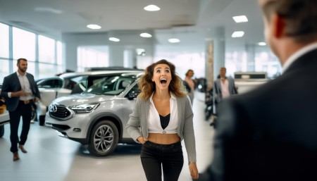 你猜怎么着？三个月后，她主动打电话来问新款QX60混动版的情况，没聊几句就约了试驾，最后直接提车走人