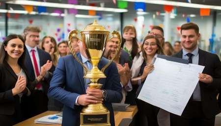 有一次总部来审计，抽查了200个客户档案，结果发现我们的信息完整率高达98%，创了区域纪录。领导高兴